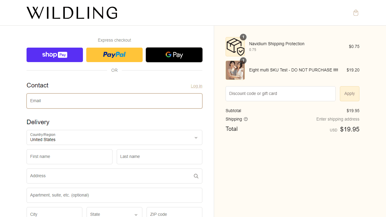 How to apply Wildling coupon code